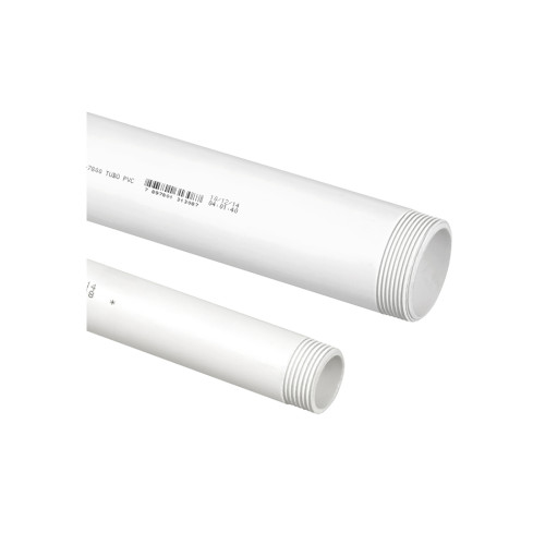 TUBO ROSCAVEL 3/4 PVC RIGIDO BRANCO