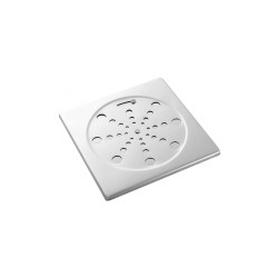 GRELHA QUADRADA ROTATIVA 100MM INOX  C/FECHO