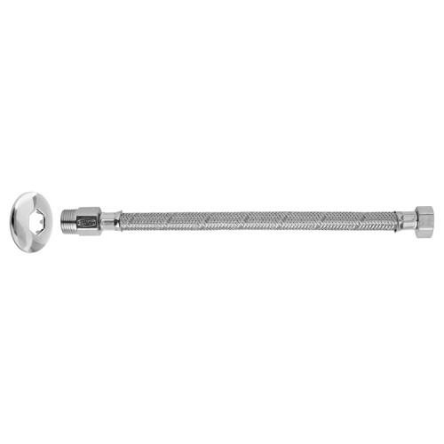 ENGATE FLEX INOX P/AGUA MXF 1/2 C/MAIOR VAZAO 0,40M