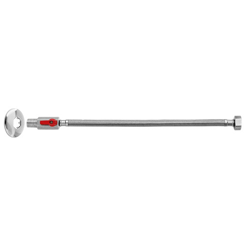 ENGATE FLEX INOX P/AGUA MXF 1/2 C/REG.ESF.0,30M