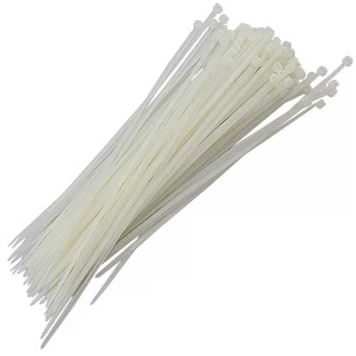 ABRACADEIRA NYLON DEXSON 350 X 4,8 C/100 BRANCA