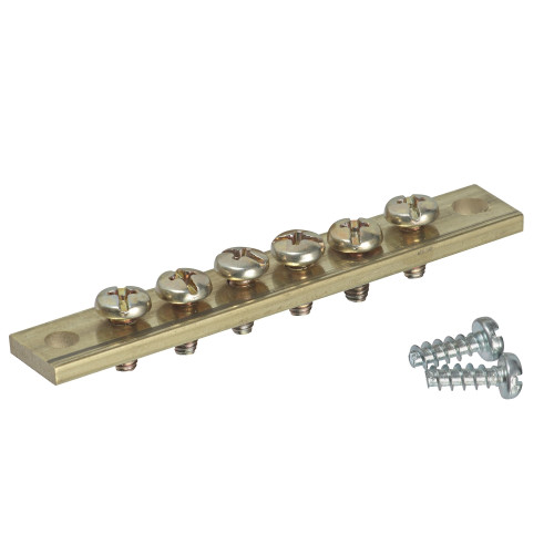 BARRAMENTO NEUTRO/TERRA  6 TERMINAIS EASY9 Q8MOD