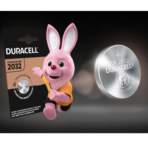 BATERIA CR 2032 (3V) DURACEL (PILHA)