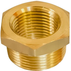 BUCHA REDUCAO METAL  3/4 X 1/2 AMARELO GARDEN