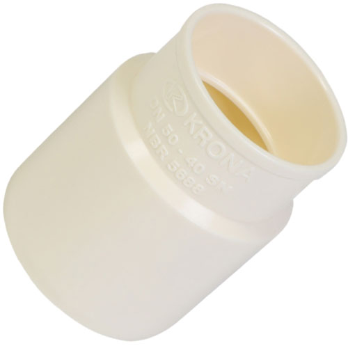 BUCHA REDUCAO PVC ESGOTO  50 X 40MM