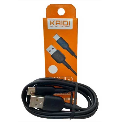 CABO USB A-MACHO X MICRO USB 1,0M PRETO KD-28S