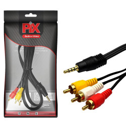 CABO  RCA MACHO P3 X 3RCA MACHO 1,30M