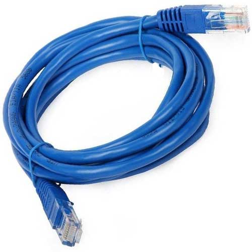 CABO REDE PATCH CAT.5E  0,5M AZUL