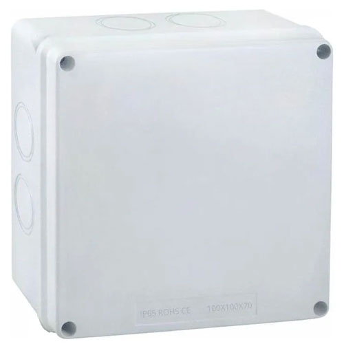 CAIXA DE PASSAGEM PVC 100 X 100 X 70 BRANCA