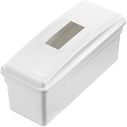 CAIXA SOBREPOR DISJUNTOR 2DIN/1NEMA BRANCO (CENTRO/QUADRO)