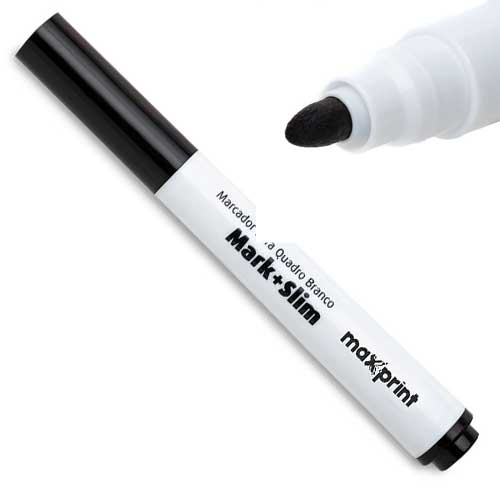 CANETA QUADRO BRANCO 2,0MM PRETO