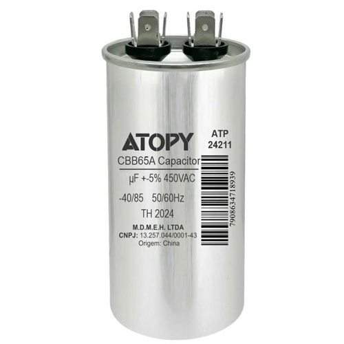 CAPACITOR 35uF X 450 VAC 2 POLO (TERMINAL) CBB65A