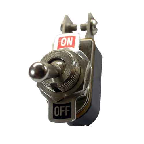CHAVE INTERRUPTOR ALAVANCA MONO 2T LIG/DESL METAL  6A KNH