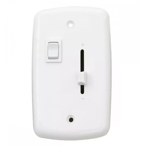 CONTROLE CHAVE VENTILADOR DESLIZANTE LUZ