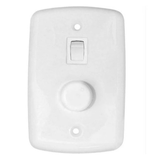 CONTROLE CHAVE VENTILADOR ROTATIVA LIGA/DESL S/ CAP.BRANCO