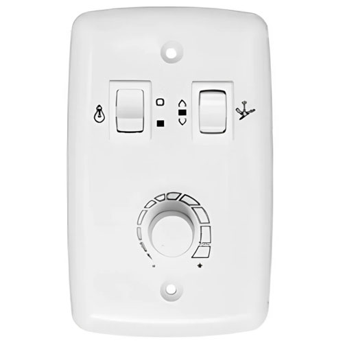 CONTROLE CHAVE VENTILADOR ROTATIVA 1 LAMP C/REV. S/CAP