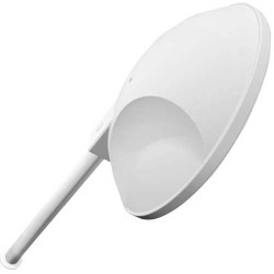 CHUVEIRO FRIO PLASTICO  9 X 1/2 BRANCO
