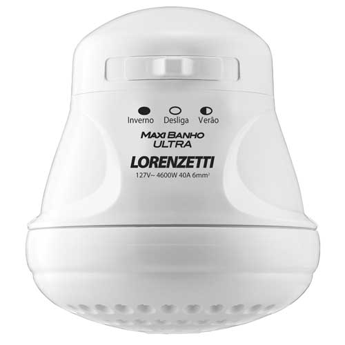 CHUVEIRO LORENZETTI MAXI BANHO ULTRA 220V 4600W BRANCO