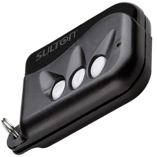 CONTROLE REMOTO 3 BOTOES 433MHZ SULTON PRETO TRANSM