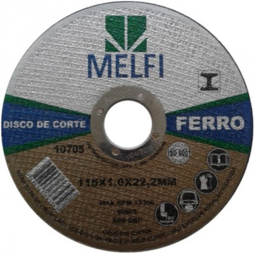 DISCO CORTE  4.1/2 X 1,0 X 7/8 FERRO