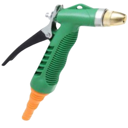 ESGUICHO JARDIM PVC BICO METAL LARANJA/VERDE