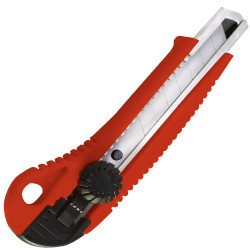 ESTILETE 18MM C/ 1 LAMINA CORTAG TRAVA CIRCULAR