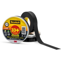 FITA ISOLANTE 20M X 19MM PRETA  33+SCOTCH 3M