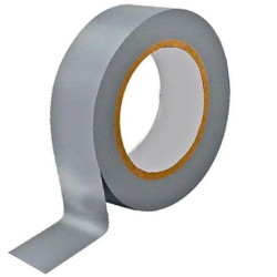 FITA ISOLANTE COLORIDA 20M X 19MM  CINZA