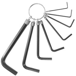 JOGO CHAVE ALLEN KIT C/ 8 PECAS 1.5 - 6.0MM