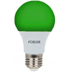 LAMPADA LED BULBO COLORIDA  7W VERDE BIVOLT E27