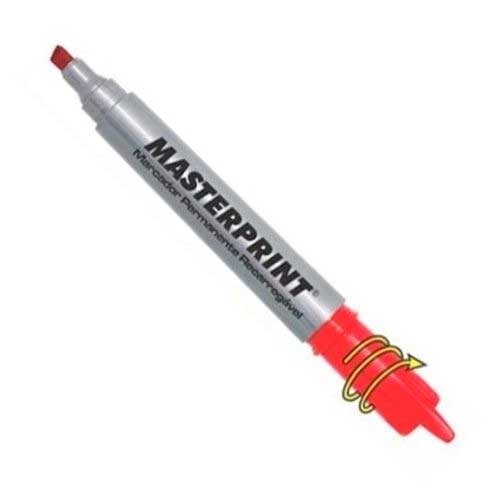 CANETA MARCADOR PERMANENTE PONTA GROSSA VERMELHO