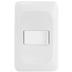 PIAL POP CJ INTERRUPTOR 1 TC  SIMPLES 10A BRANCO