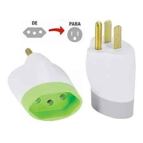 PINO ADAPTADOR 2P + T REVERSO 15A 1633