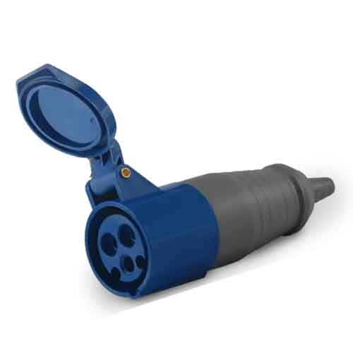 PLUG INDUSTRIAL FEMEA 2P+T 32A 220V ACS-3256 (TOMADA)