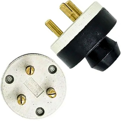 PINO POLARIZADO PORCELANA 3 X 20A (PLUG)