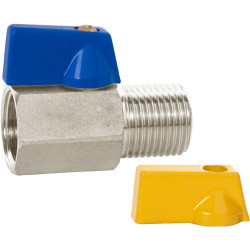 REGISTRO ESFERA GAS/AGUA 1/2 FEMEA X MACHO