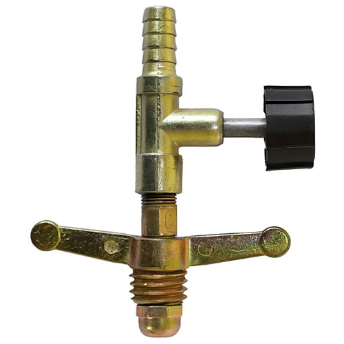 REGISTRO REGULADOR GAS BORBOLETA P/MANGUEIRA 5/16