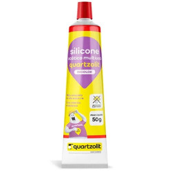 ADESIVO SILICONE TRANSPARENTE  50G ACETICO (INCOLOR)