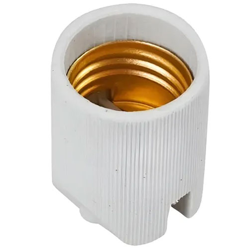 SOQUETE E27 PORCELANA LISO