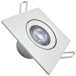 SPOT LED EMBUTIR QUADRADO  5W 3000K QUENTE BIV