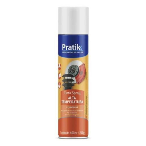 TINTA SPRAY ALTA TEMPERATURA BRANCO FOSCO 400ML