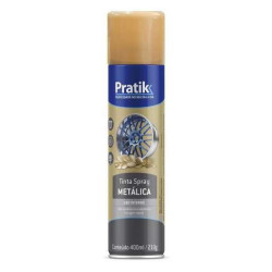 TINTA SPRAY DOURADO METALICO 400ML